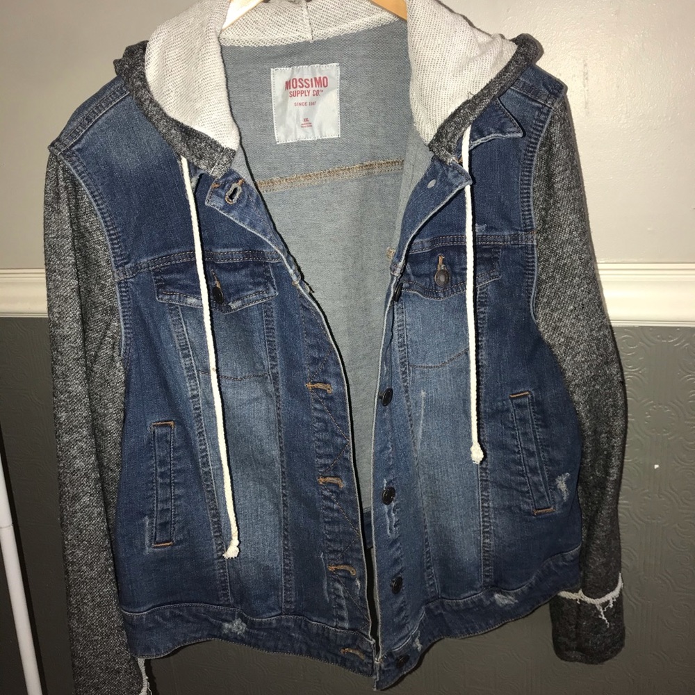 MIXED MEDIA JEAN JACKET